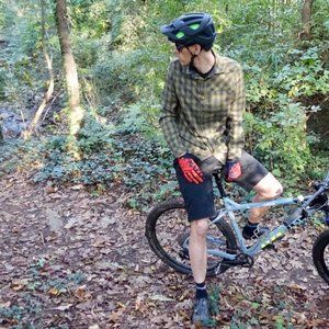 Red super Flannel Plaid Cycling Jersey Outdoor